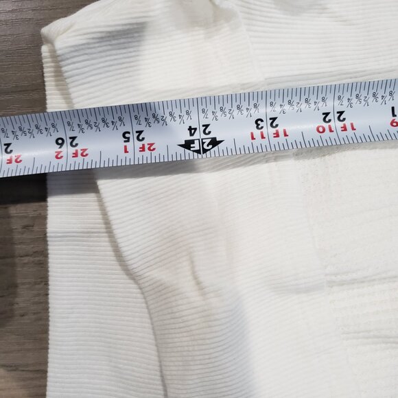 Free People Women's Santa Clara Thermal Long Sleeve Pullover White Size M - Picture 9 of 10